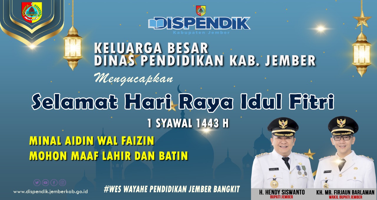 SELAMAT HARI RAYA IDUL FITRI 1443 H