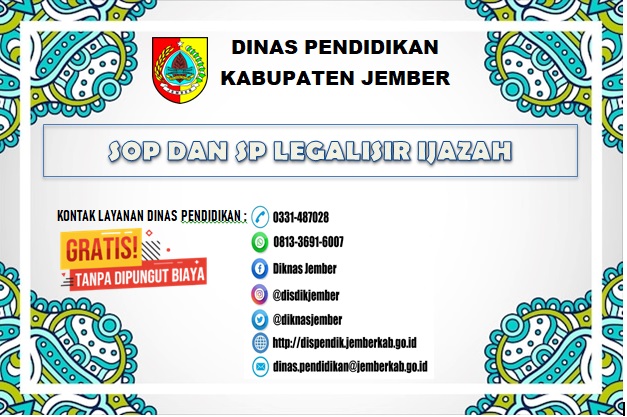 SOP DAN SP LEGALISIR IJAZAH