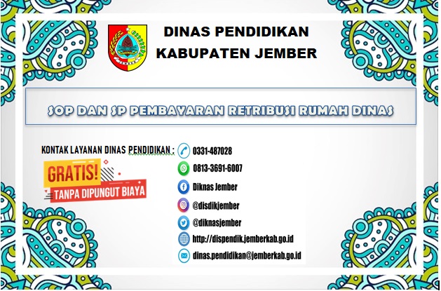 SOP DAN SP PEMBAYARAN RETRIBUSI RUMAH DINAS