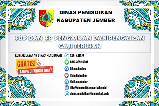 SOP DAN SP PENGAJUAN DAN PENCAIRAN GAJI TERUSAN