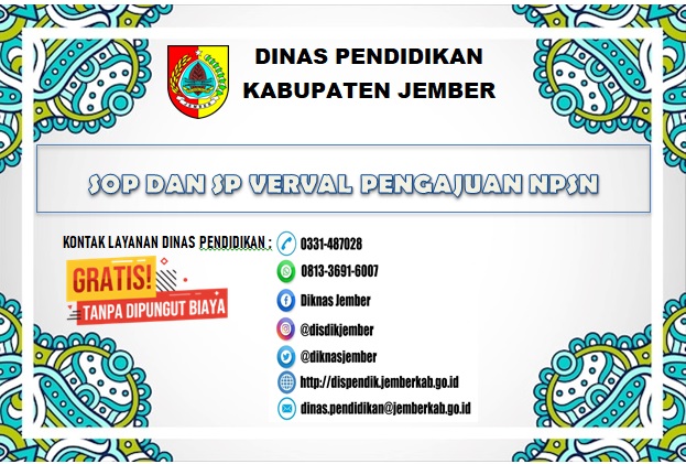 SOP DAN SP VERVAL PENGAJUAN NPSN