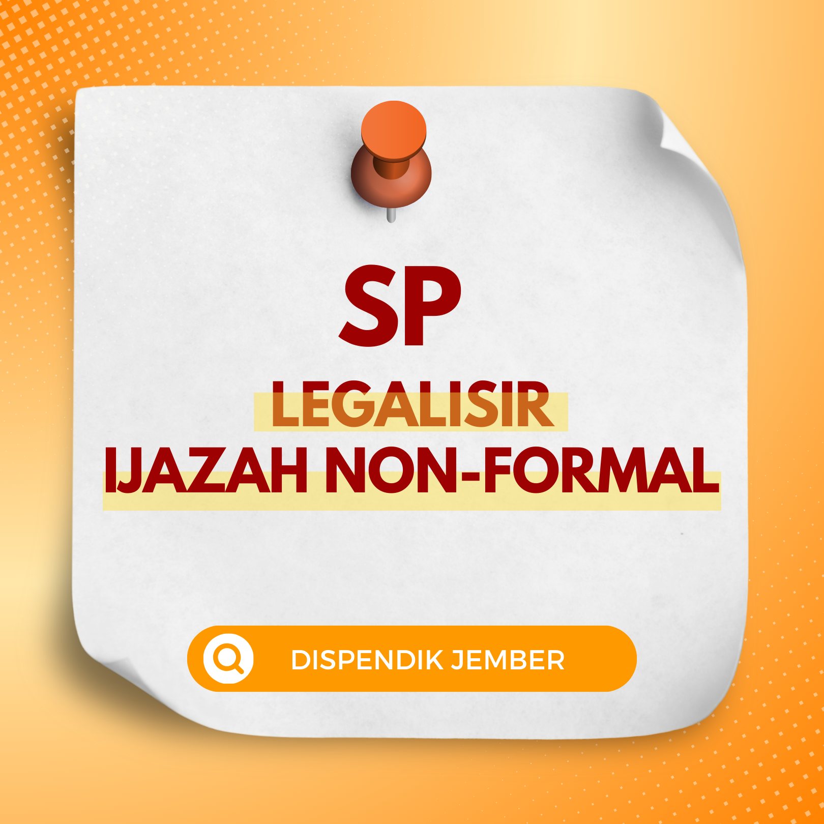 SP LEGALISIR IJAZAH NON-FORMAL