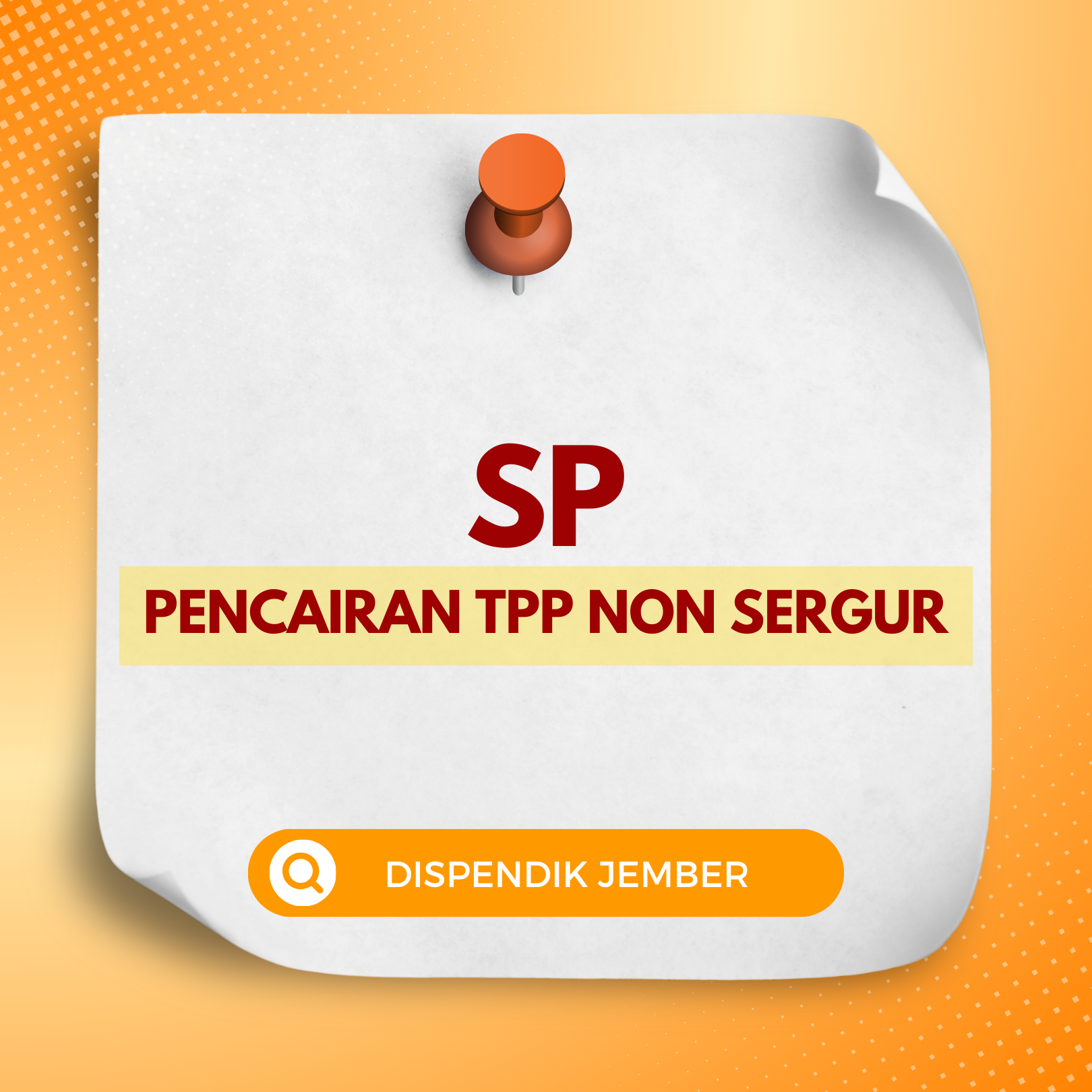 SP PENCAIRAN TPP NON SERGUR