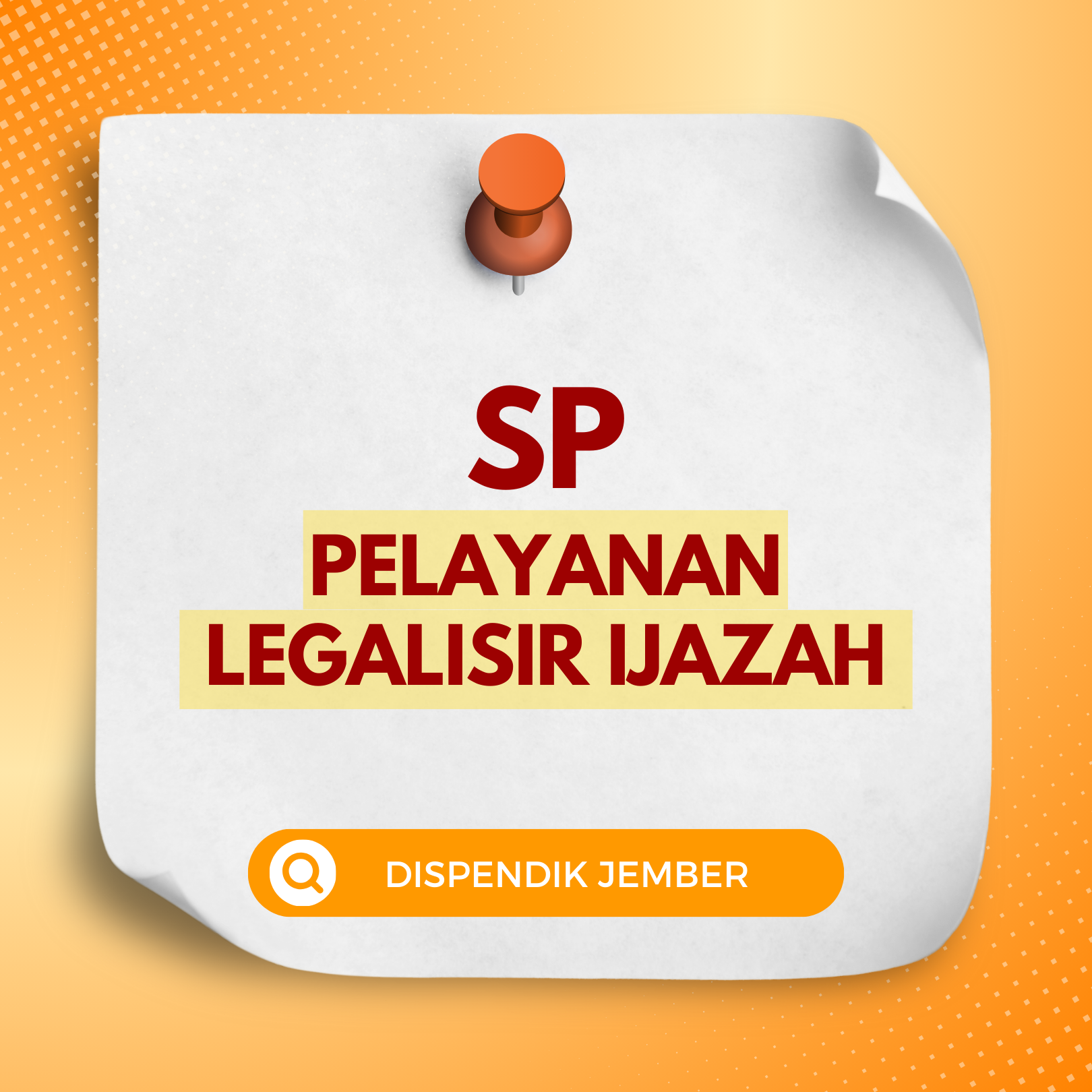SP PELAYANAN LEGALISIR IJAZAH