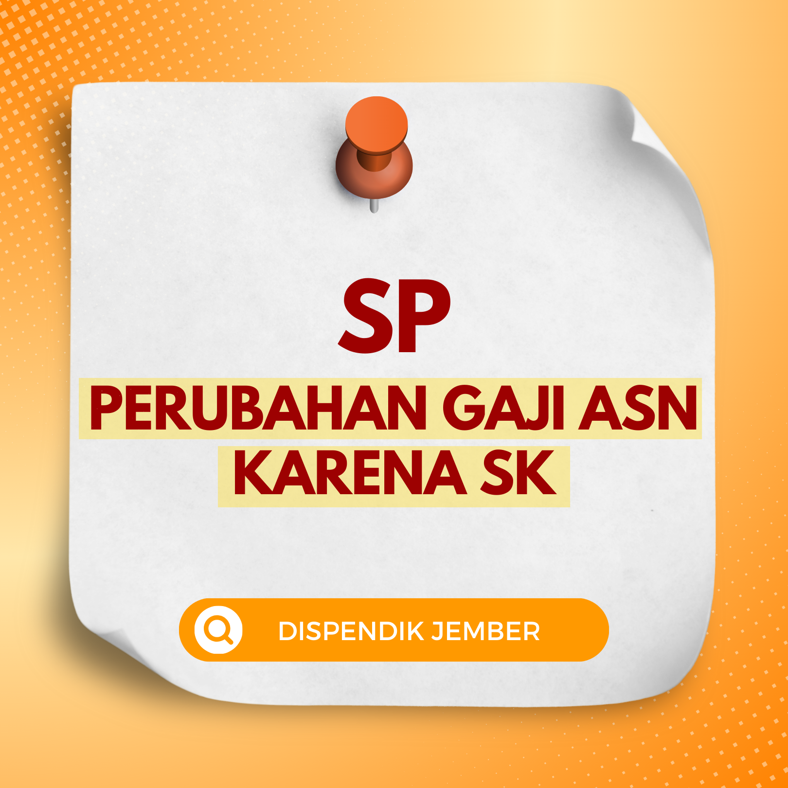 SP PERUBAHAN GAJI ASN KARENA SK
