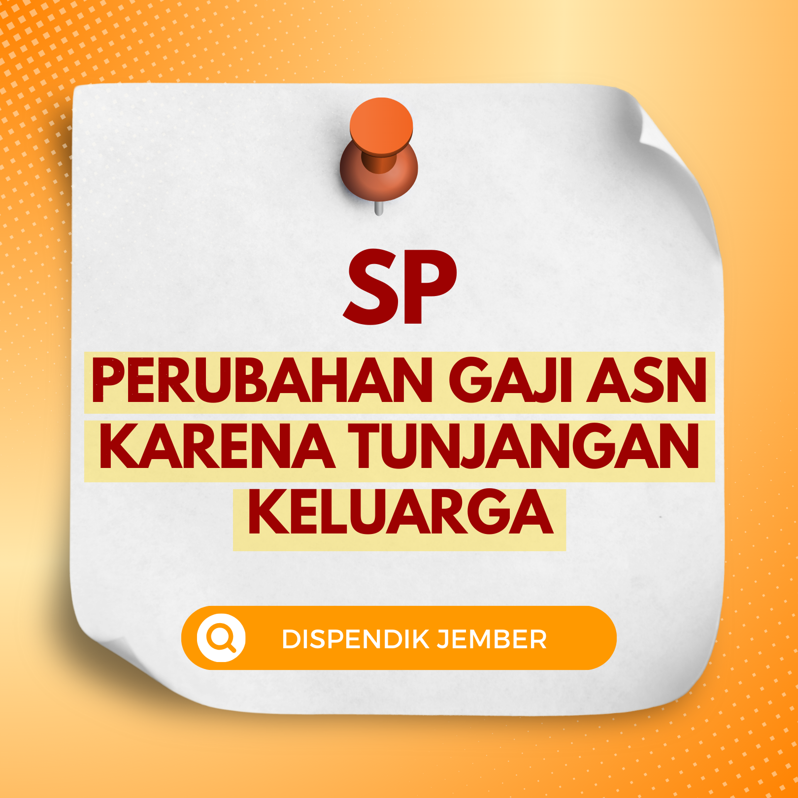 SP PERUBAHAN GAJI ASN KARENA TUNJANGAN KELUARGA